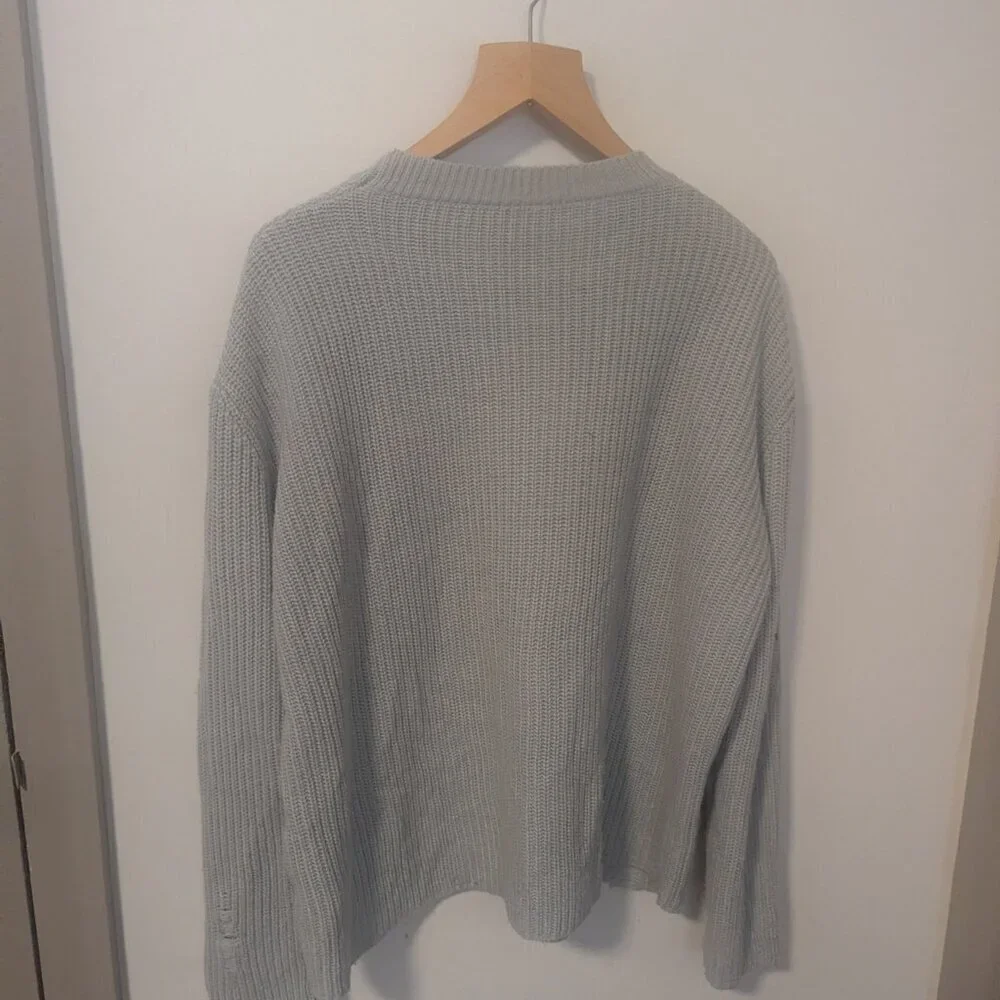 Y2K Sweater Goth Knit Distressed Edgy Spider Grunge Cosmique Studio‎